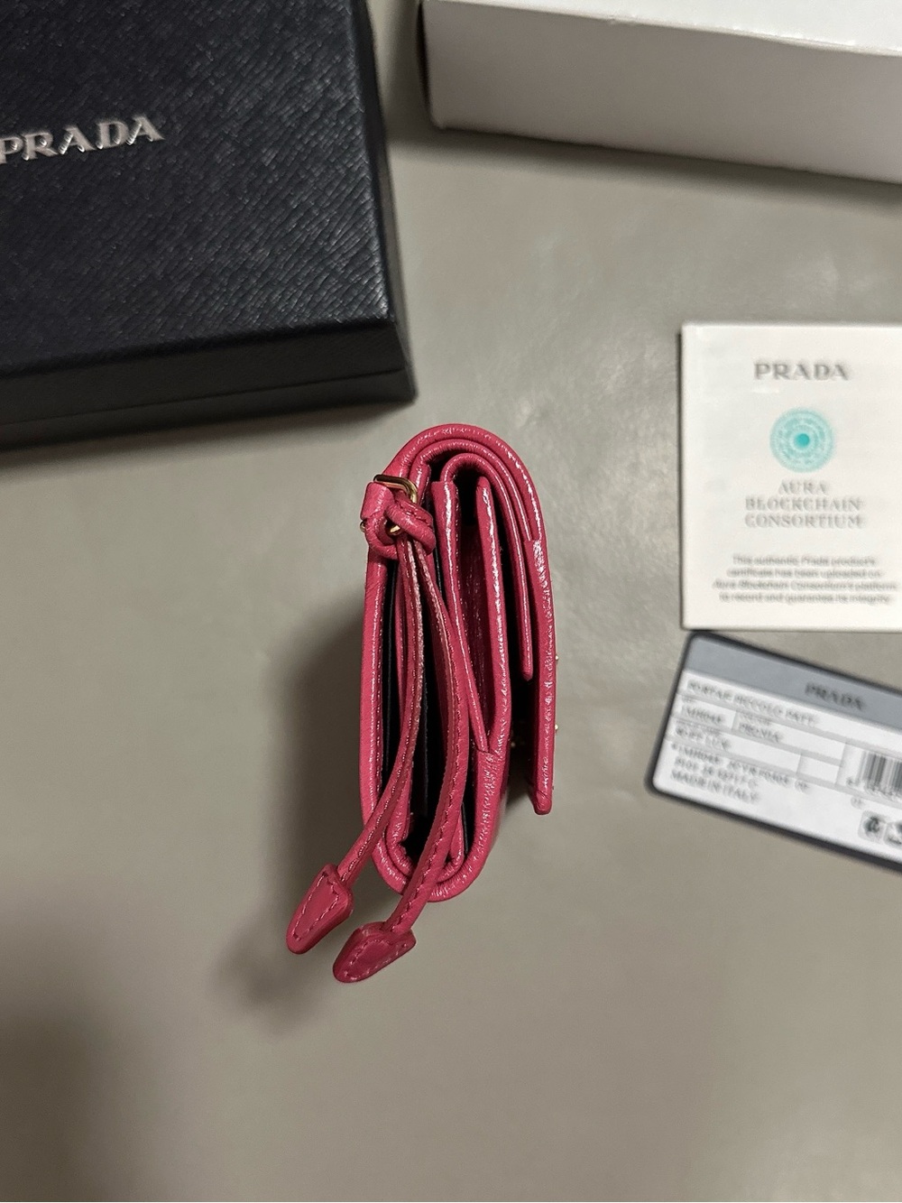 Prada small leather wallet - Picture 11 of 13
